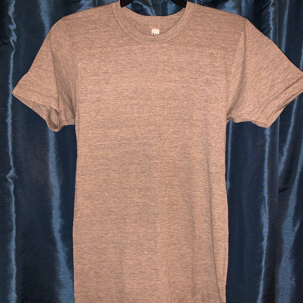 NWOT American Apparel AA soft t shirt cocoa
